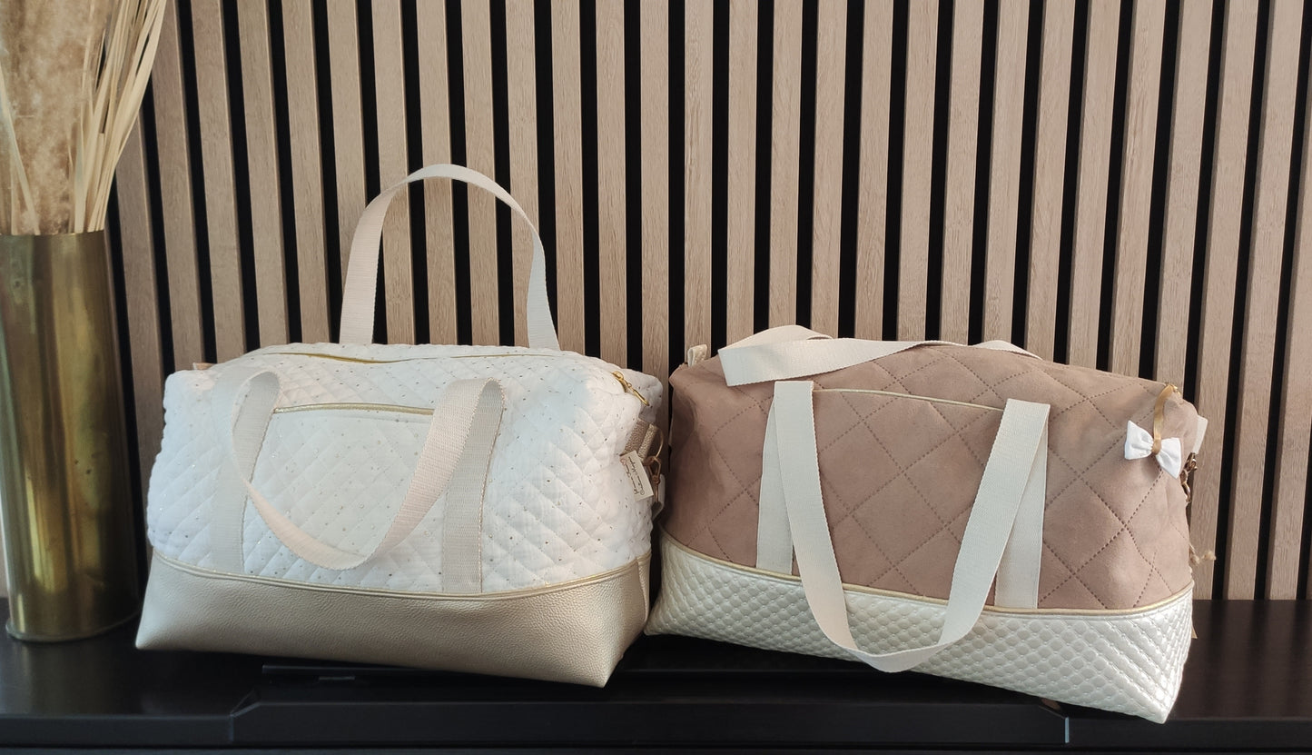 Sacs de Voyage en tissus et Similicuir matelassés