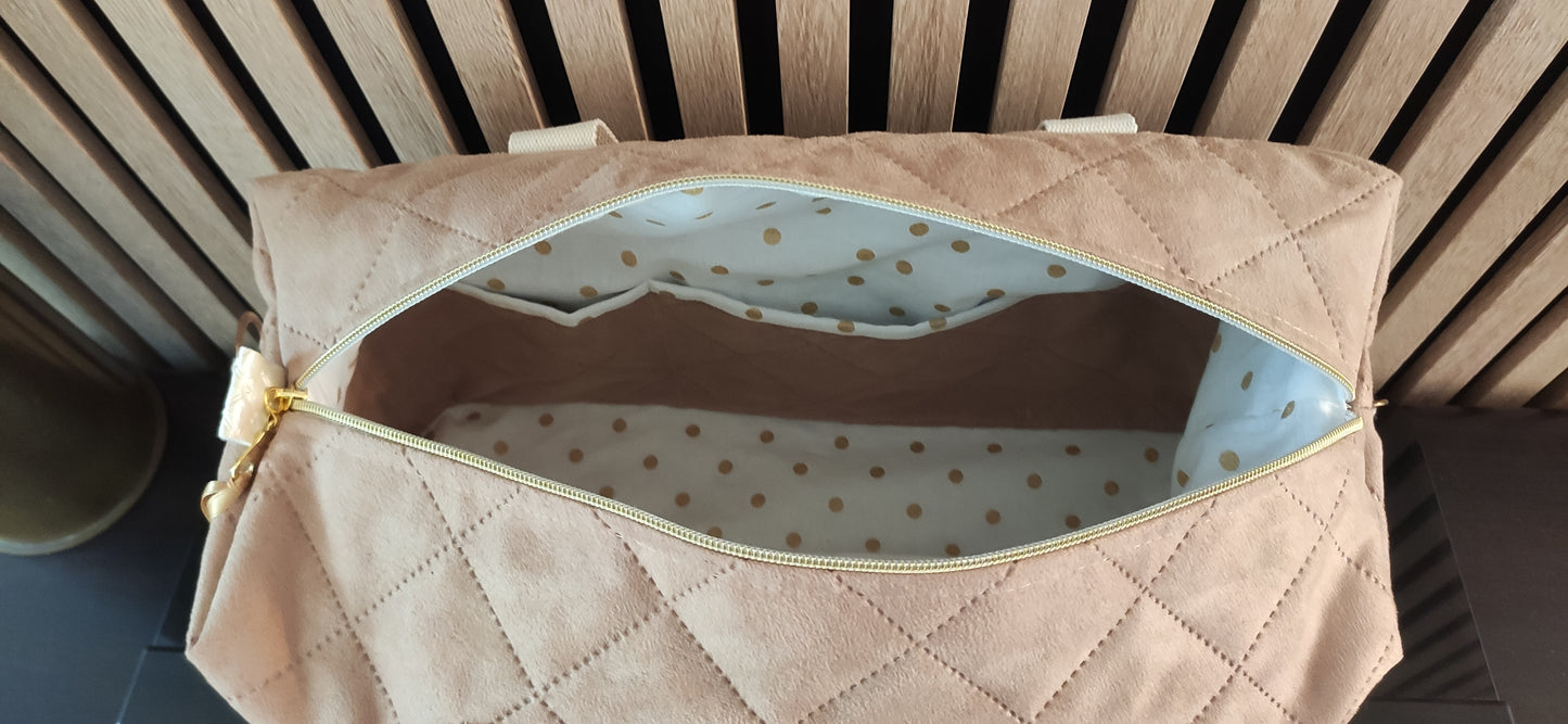 Sacs de Voyage en tissus et Similicuir matelassés