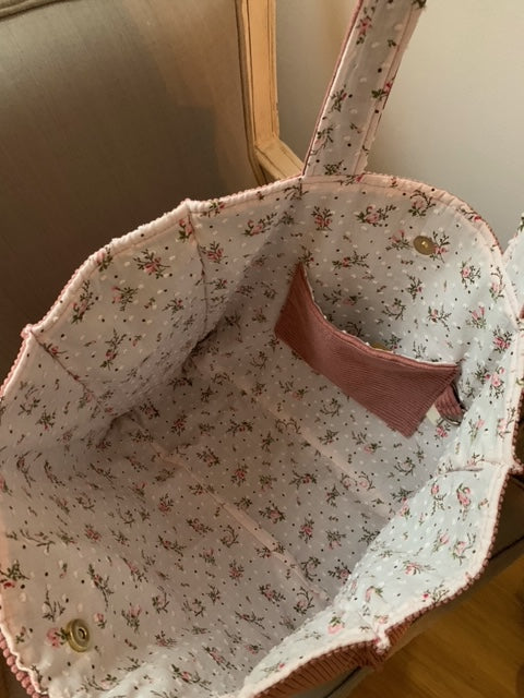 Sac Cabas Vieux Rose